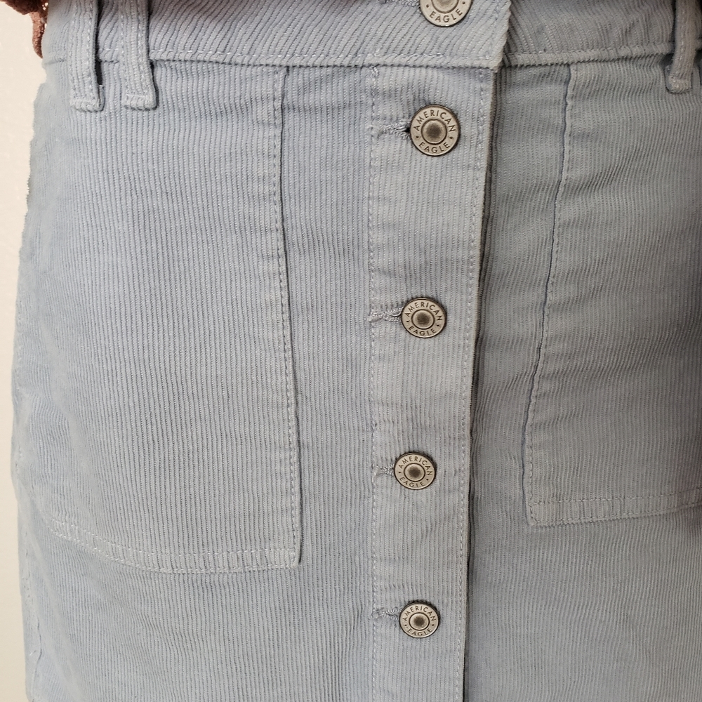 🌸High Waisted Button Up Skirt - Picture 4 of 16